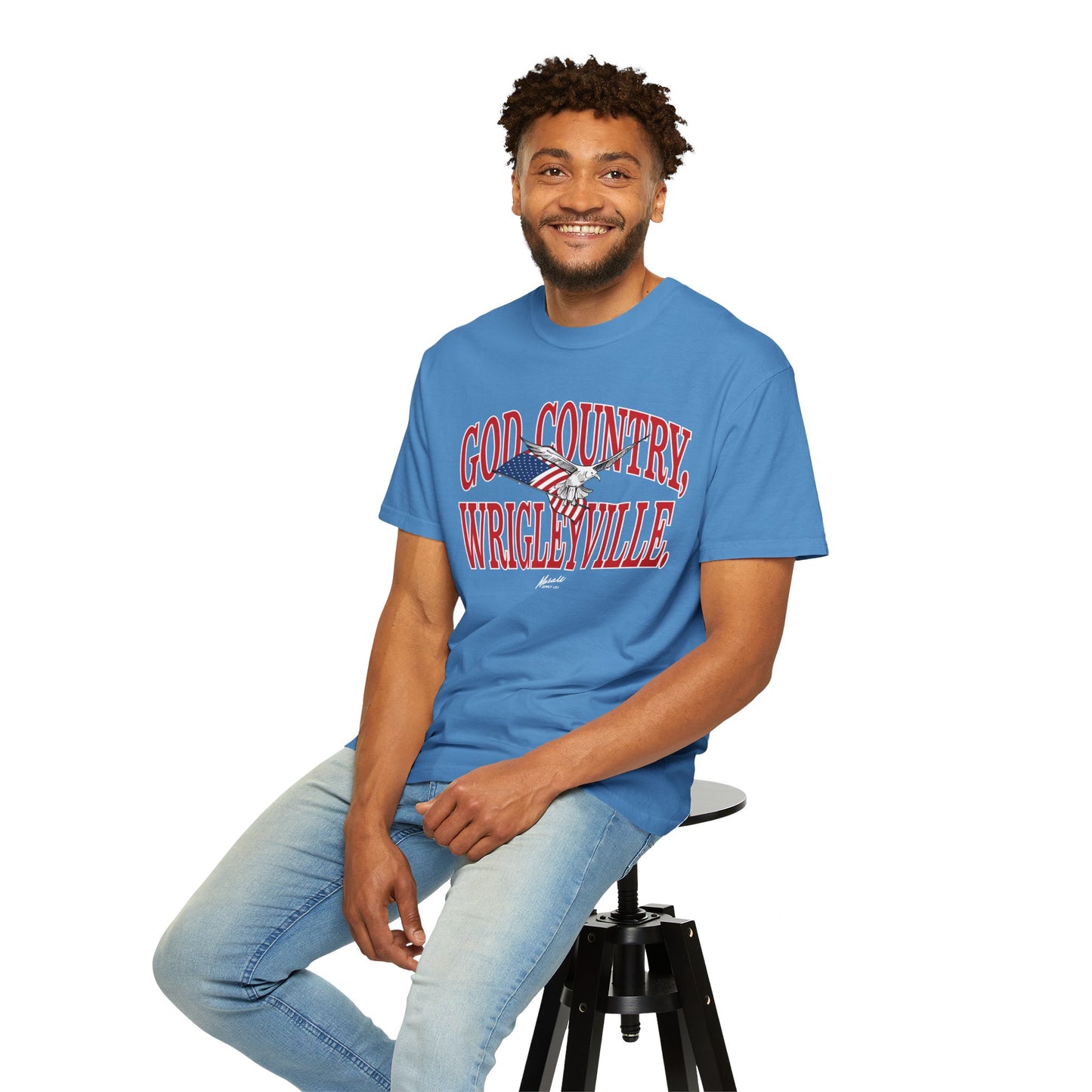 God, Country, Wrigleyville Comfort Colors T-Shirt