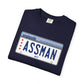 ASSMAN License Plate Garment-Dyed T-shirt