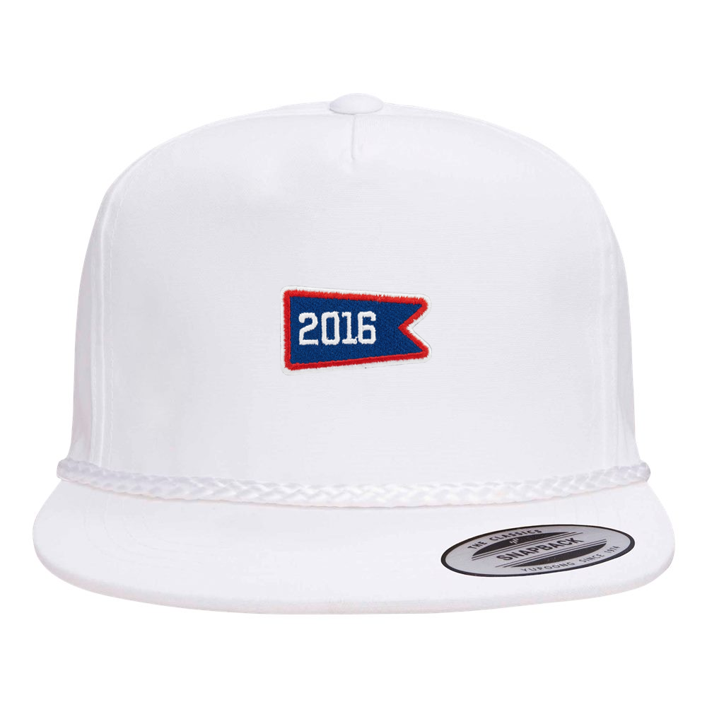 2016 Pennant Flag Patch 5-Panel Snapback Rope Hat