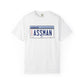 ASSMAN License Plate Garment-Dyed T-shirt