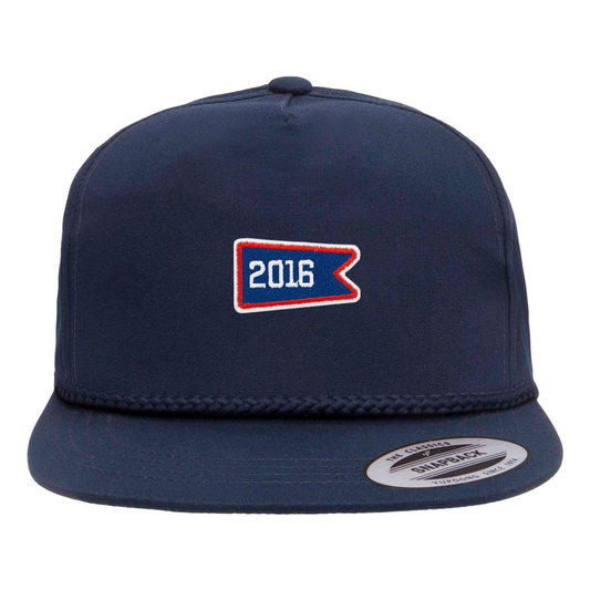 2016 Pennant Flag Patch 5-Panel Snapback Rope Hat