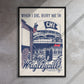 Bury Me In Wrigleyville Framed Canvas