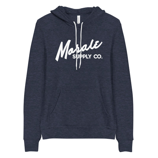 Morale Supply Co, Script Unisex Hoodie